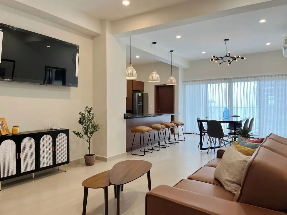 Comfort Apartment with balcony and with partial ocean view
