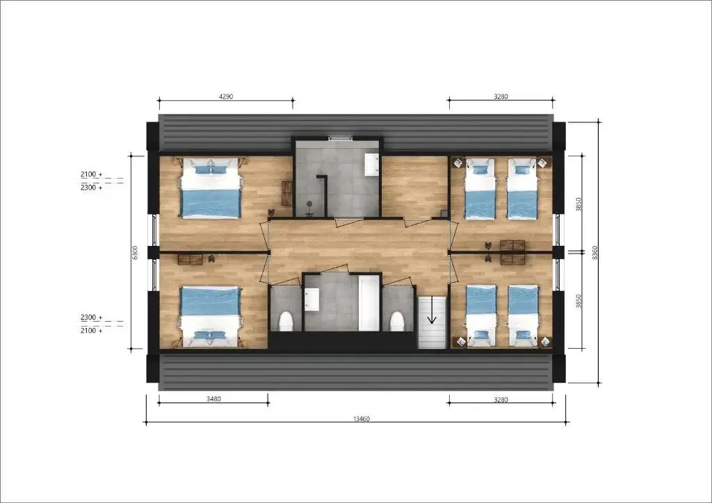 6 Bedrooms Cottage