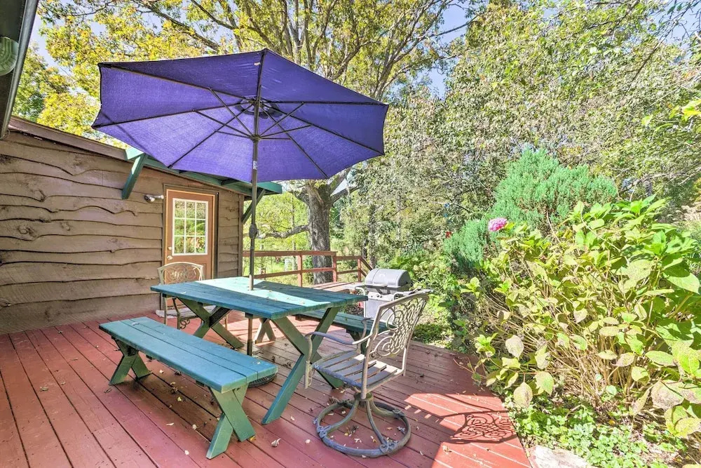 Rustic-yet-cozy Cabin w/ Patio, 12 Mi to Asheville