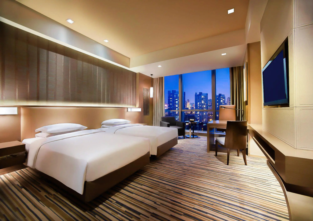 Double room with garden view (twin beds)
