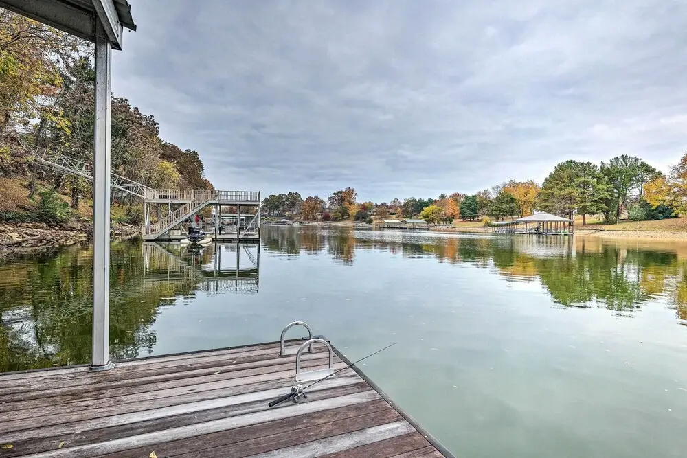 Hot Tub + Dock! Spacious Lakefront Retreat