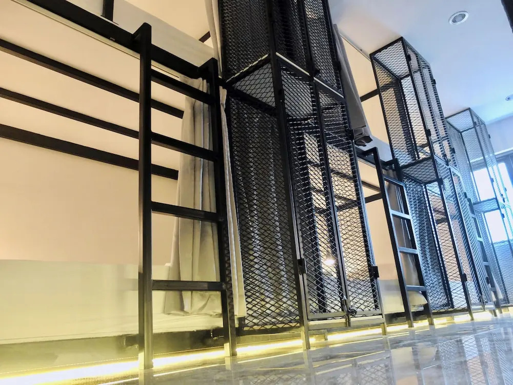 Кровать в общем номере в Diamond & Rust Hostel