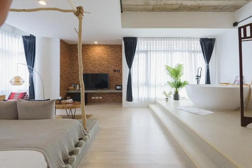 Двухместный номер Luxury двуспальная кровать в YOLO Bangkok Boutique Hotel