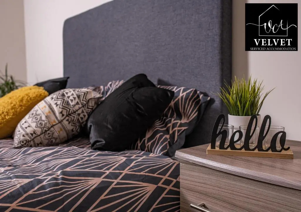 1 Bed House at Velvet Serviced Accommodation Swansea with Free Parking & WiFi - SA1
