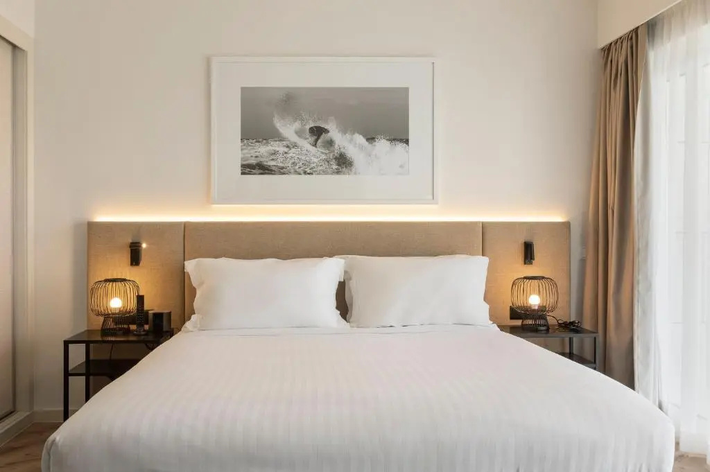 Premium Double room with balcony and with sea view (full double bed)