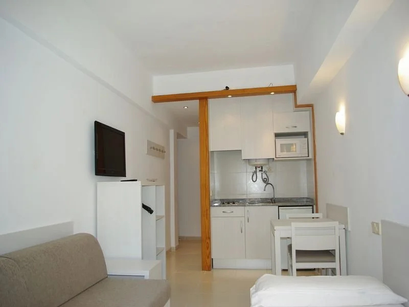 Studio with balcony