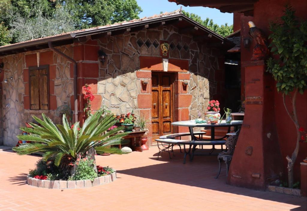 花園景標準雙人房，配備雙人床