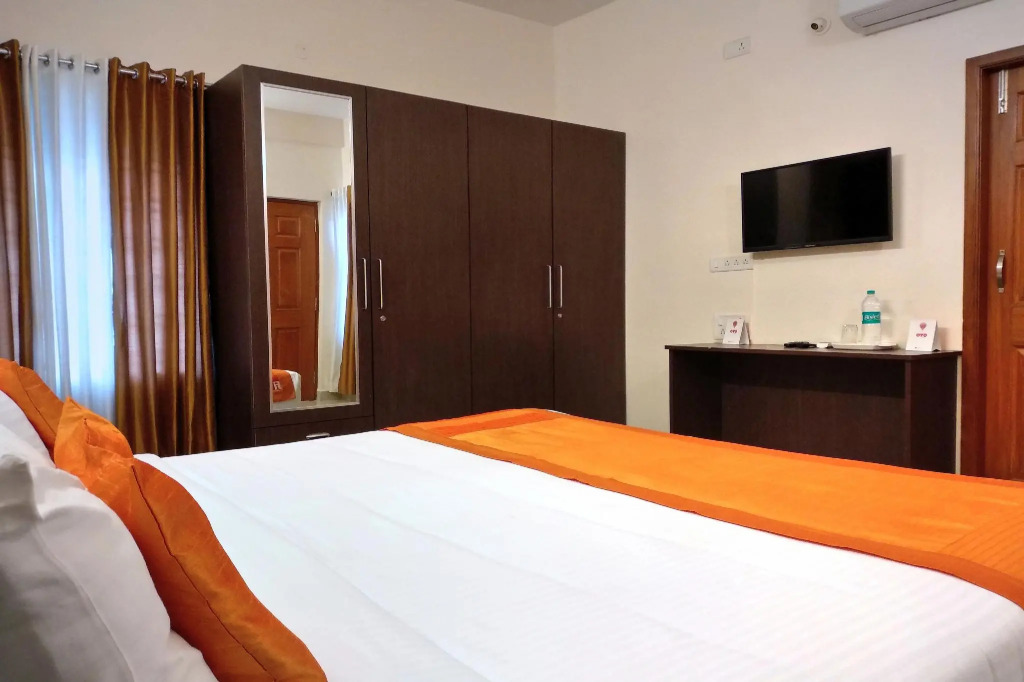 豪華雙人房，配有雙人床