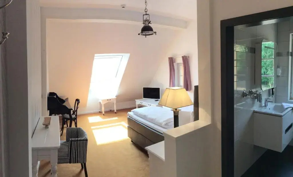 Standard Double room with lake view (full double bed)