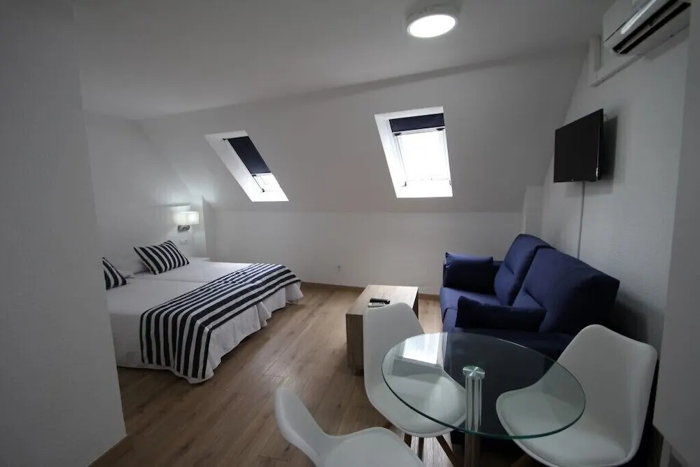 Studio with balcony