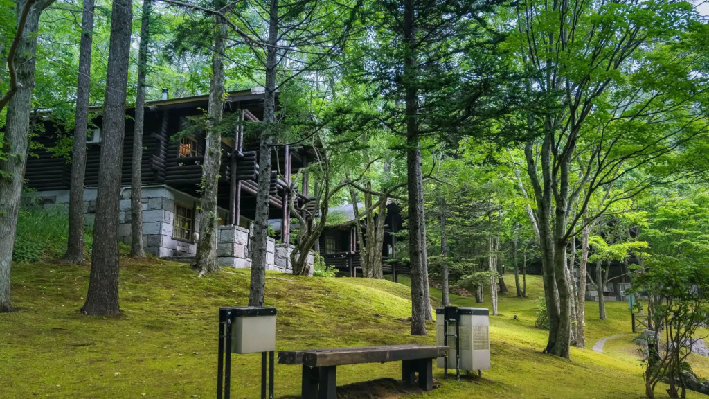 Cottage with land view