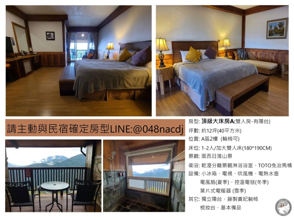 Standard Double room with balcony (full double bed)