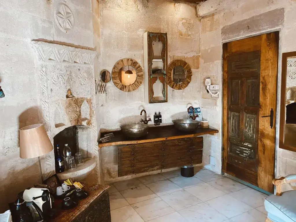 Superior Double Stone Room - No Window (full double bed)