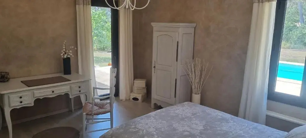 Standard Double room with pool view (full double bed)