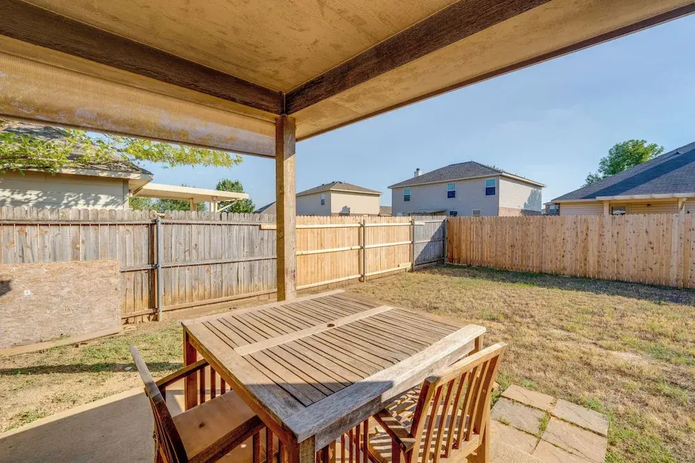Private Yard & Patio: Fort Worth Family Home