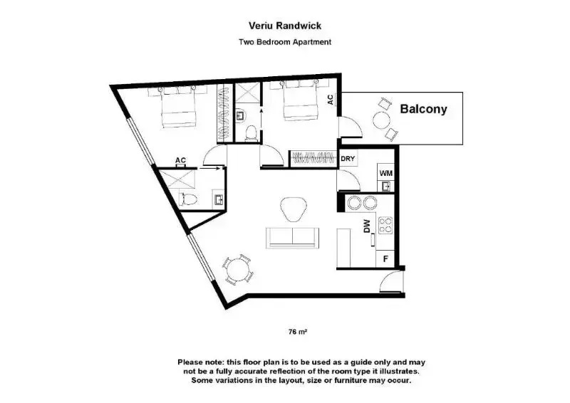 2 Bedrooms Apartment with balcony