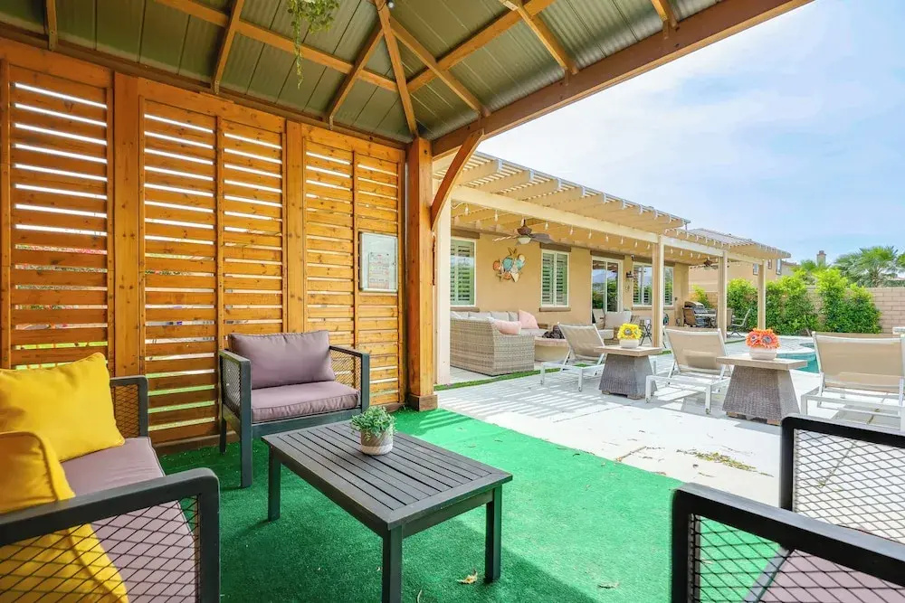 Gazebo + Putting Green: Serene Indio Getaway