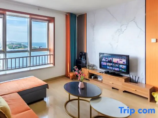 Тент с 3 комнатами с видом на море в Rizhao Shuohai Seaview Homestay (Wanpingkou Branch)