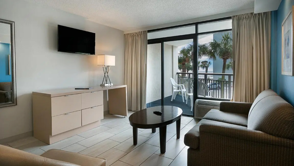 Suite with partial ocean view