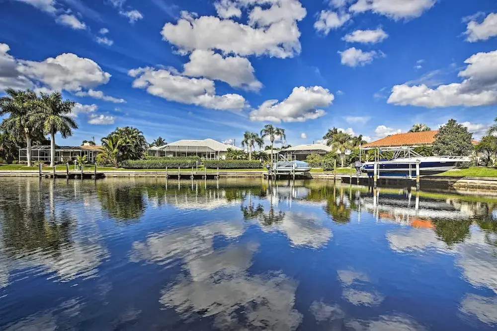Canal Waterfront Home With Private Pool & Dock!