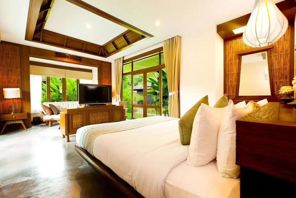 Двухместная вилла Deluxe двуспальная кровать в Sibsan Resort & Spa Maeteang
