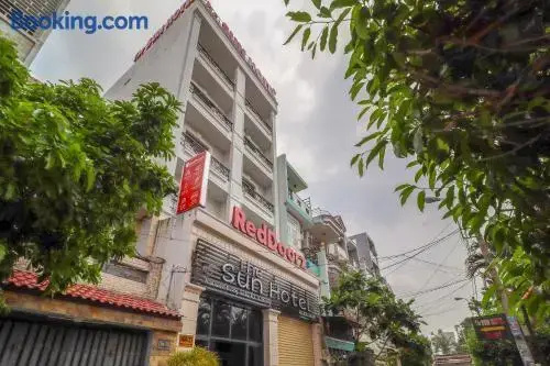 RedDoorz The Sun Hotel near Duong Quang Ham Street
