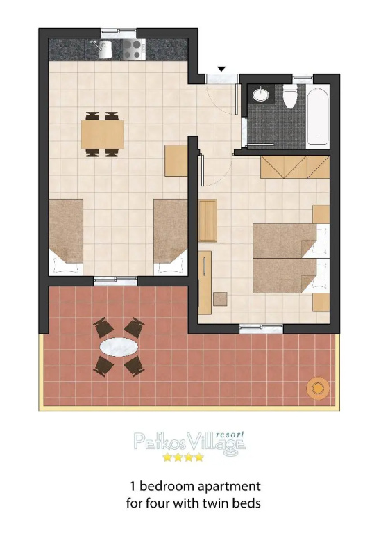 Pefkos Village Resort - Chambres