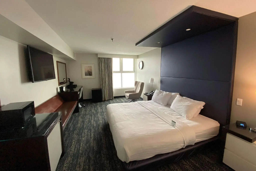 Double room with lake view (full double bed)