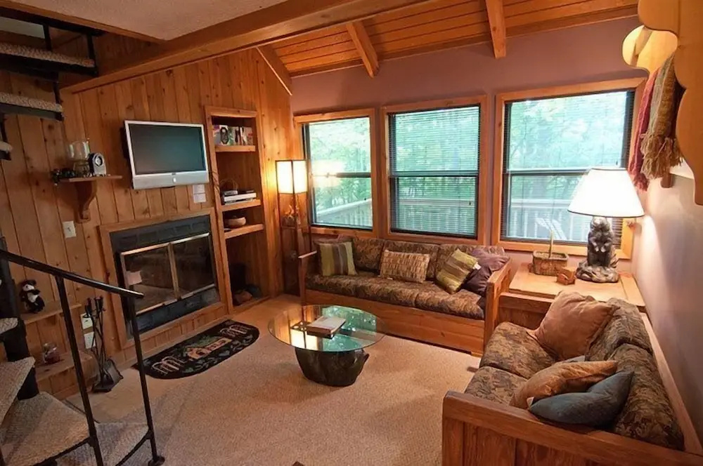 Cottage with balcony
