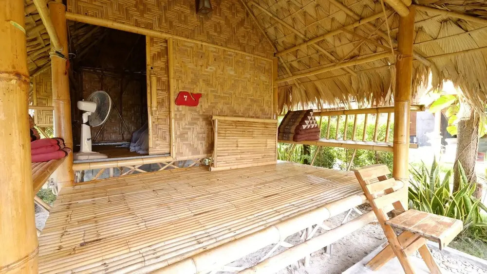 Двухместное бунгало рядом с пляжем двуспальная кровать в Satun Dive Resort