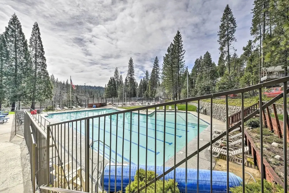 Game Room + Pool Access: Spacious Cabin in Arnold