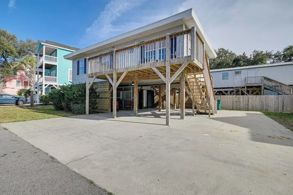 1 Block to Beach: Home w/ Patio in Murrells Inlet!