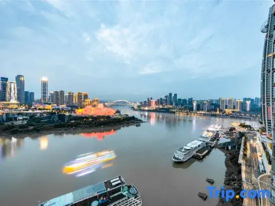Baihong Drone Show River Merge View Suite -JieFangBei Hongyacave