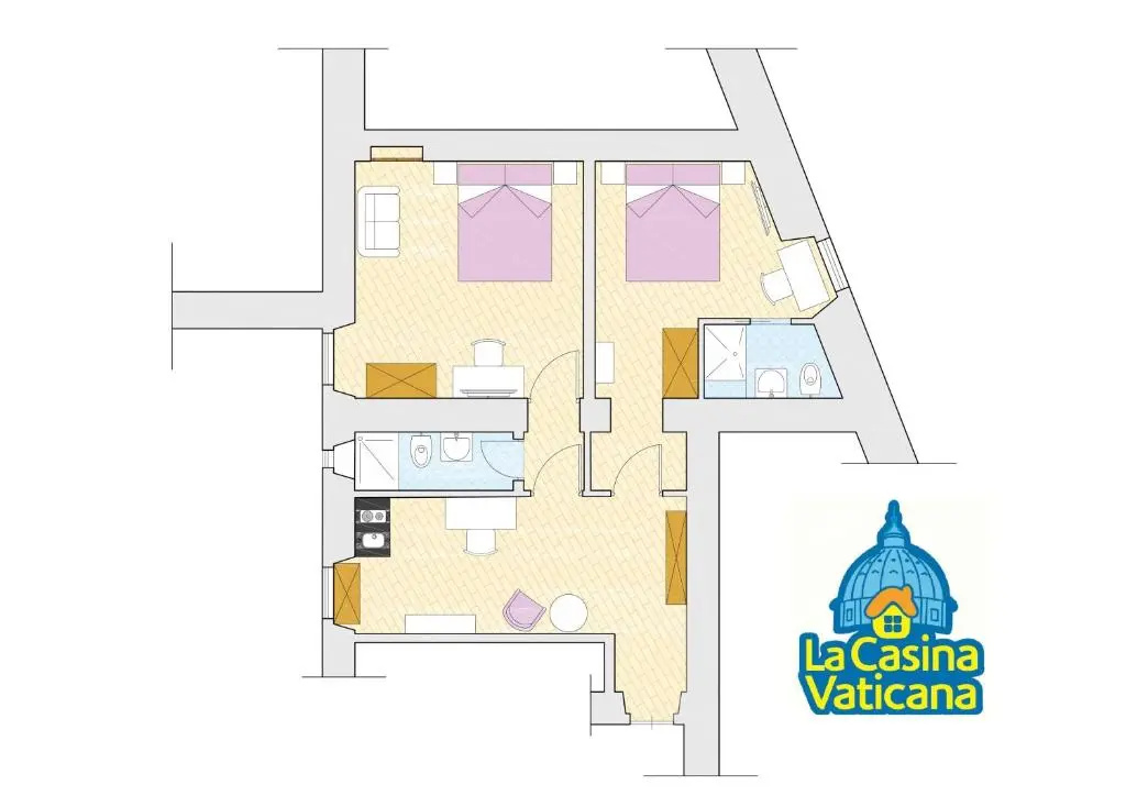 2 Bedrooms Apartment