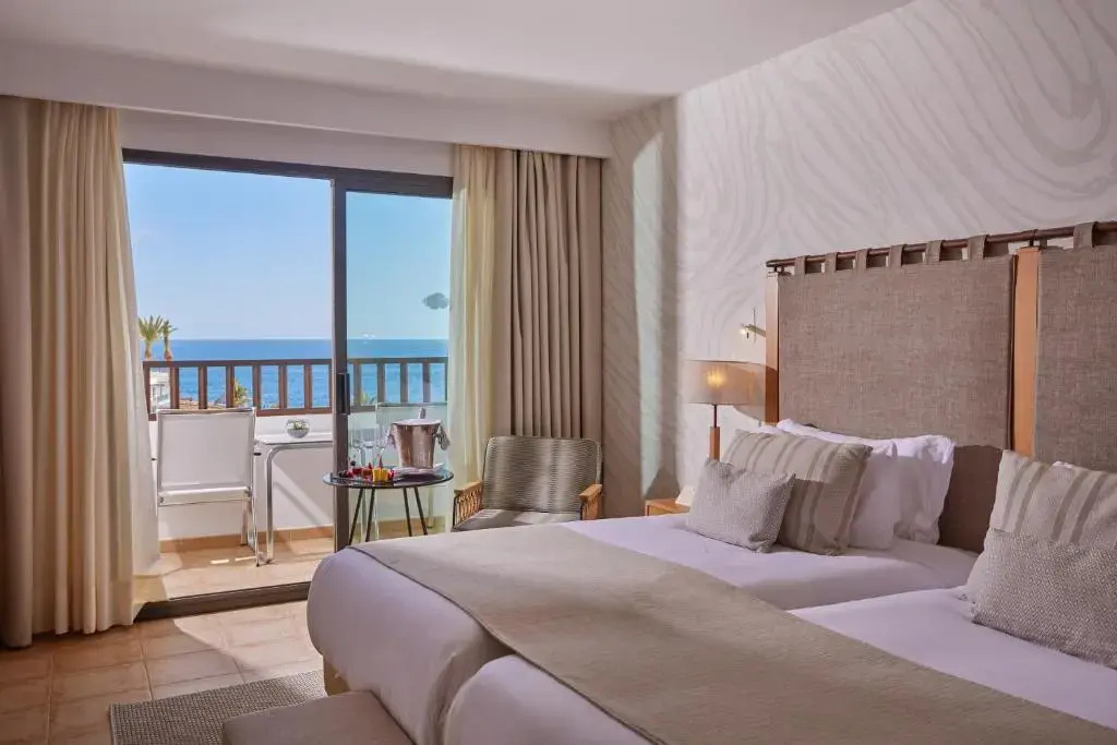 Double room with ocean view (full double bed)