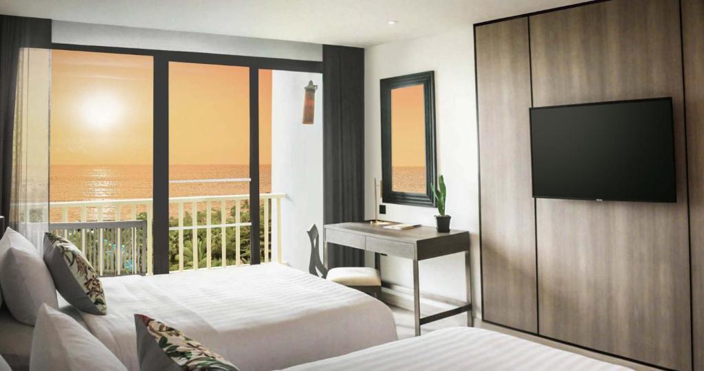 Двухместный номер Paradox с видом на море 2 отдельные кровати в Paradox Resort Phuket