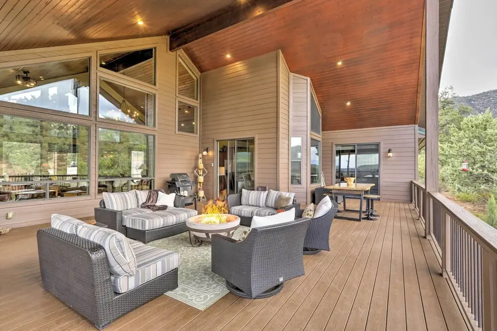'AZ Rim Retreat' in Pine W/deck, Hot Tub & Views!