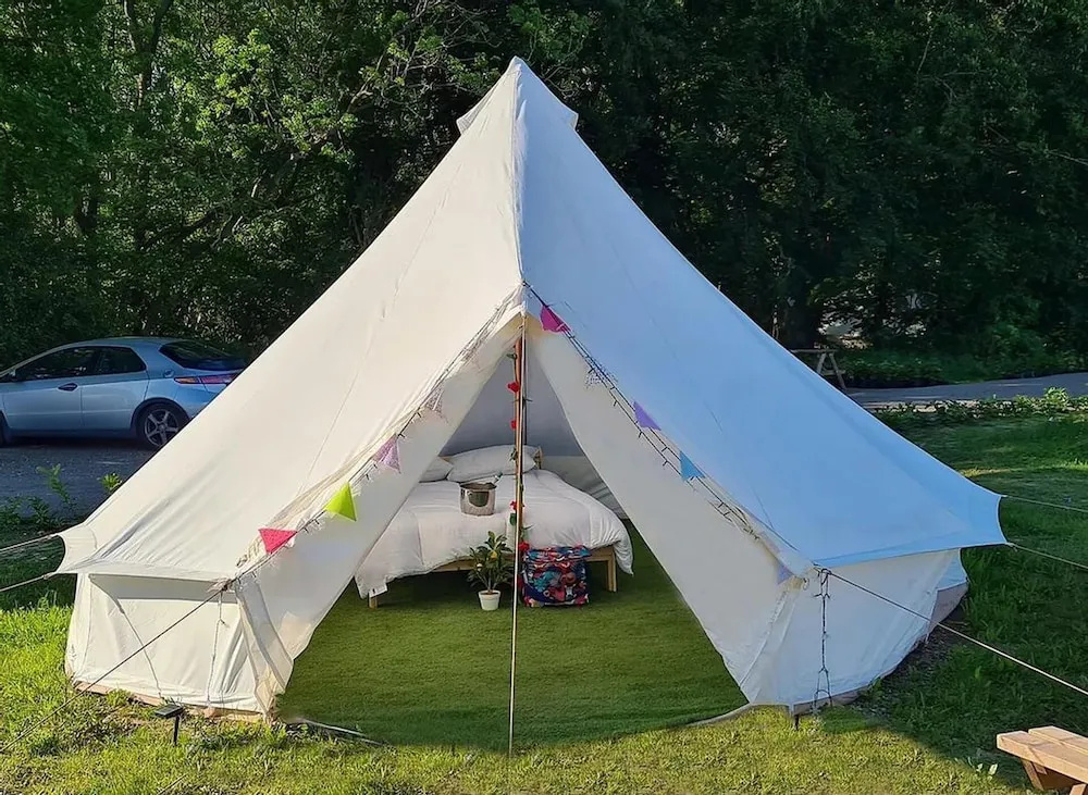 4 Meter Bell Tent - Up to 4 Persons Glamping 5