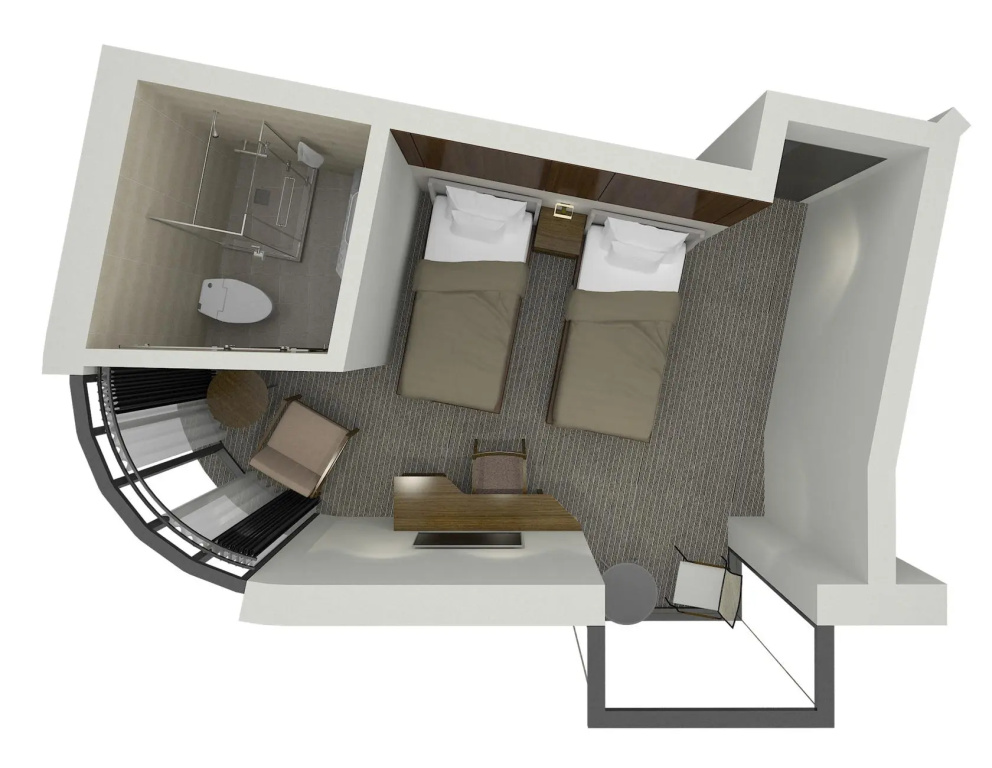 Deluxe Double room (twin beds)