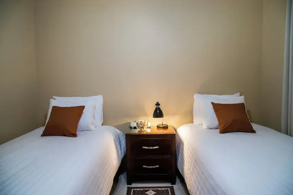 Comfort Double Studio with city view (twin beds)