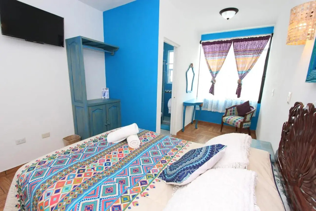 標準四人房,配有大床