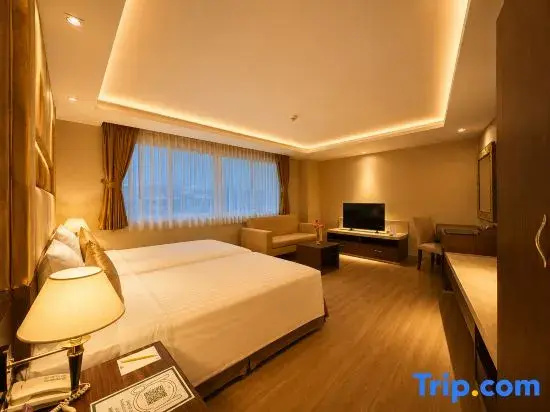Deluxe Double room with balcony and with city view (twin beds)