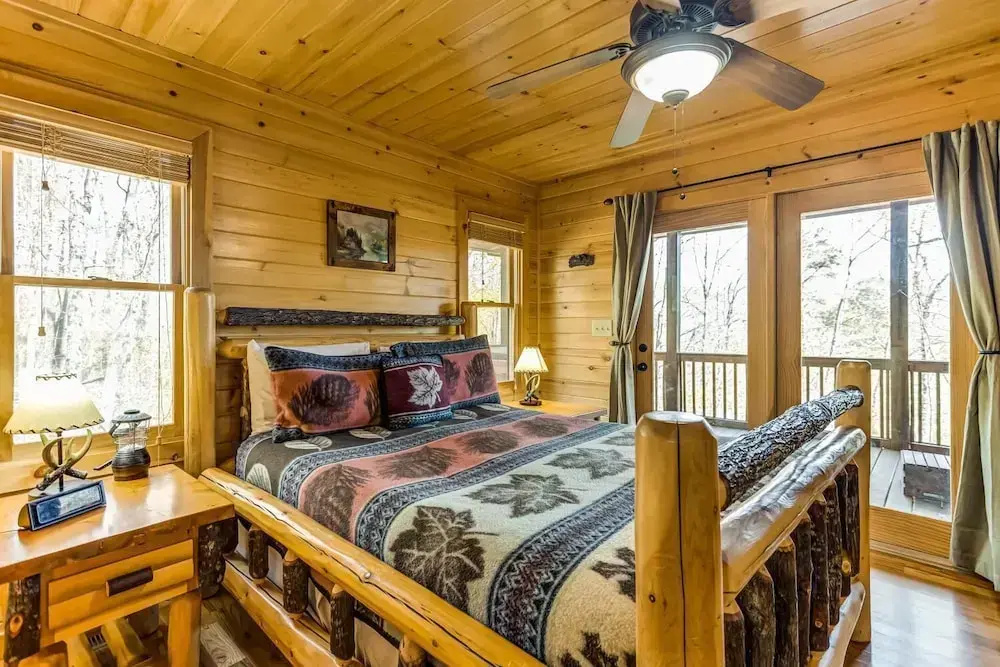 Cottage with balcony