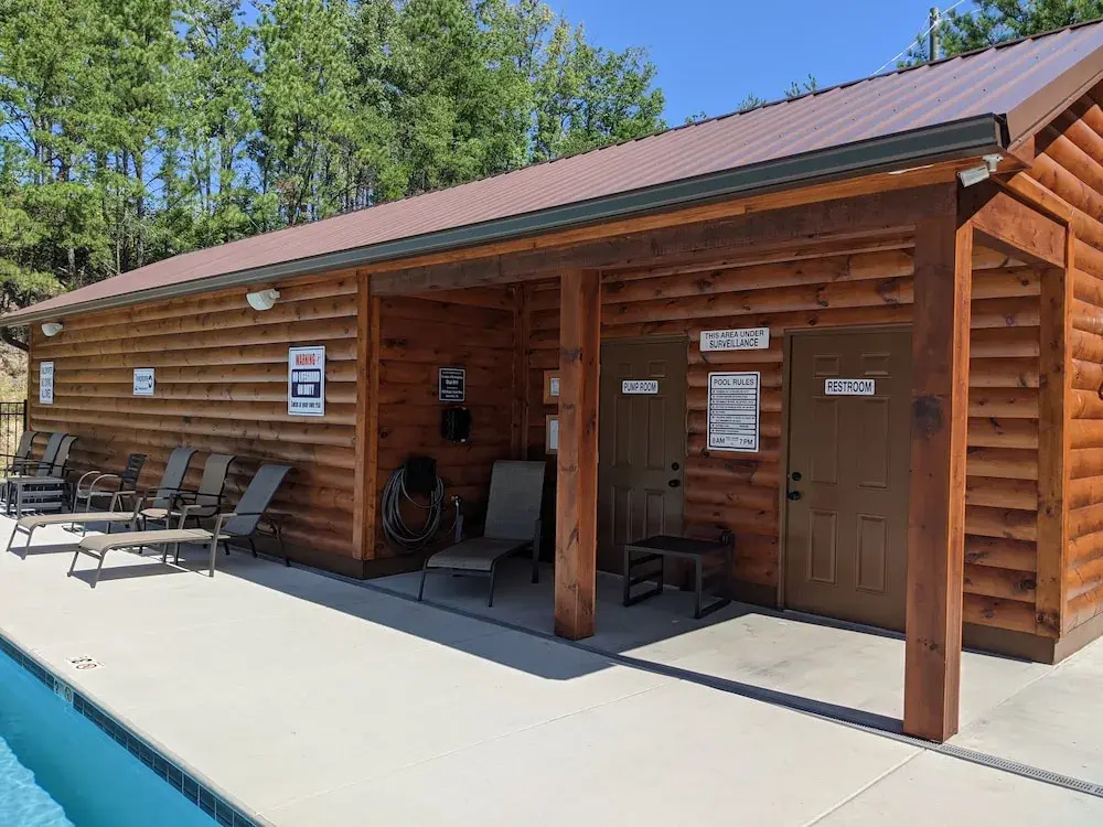View W/ Hot Tub, Sauna, Theater & Pool! 2 Bedroom Cabin