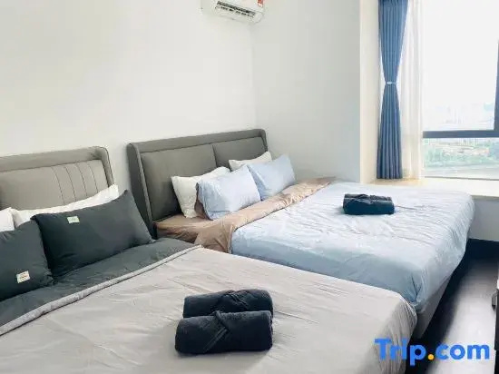 Harmonious Haven - R&F Warm Serviced Apartments in JB - Sea View (24-hr C.Service/ Near SG Customs)