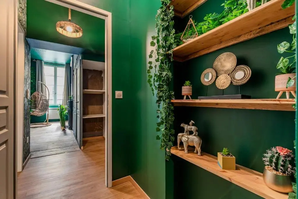 Appartement Jungle - Libourne Centre - 4 pers - Sauna - Netflix