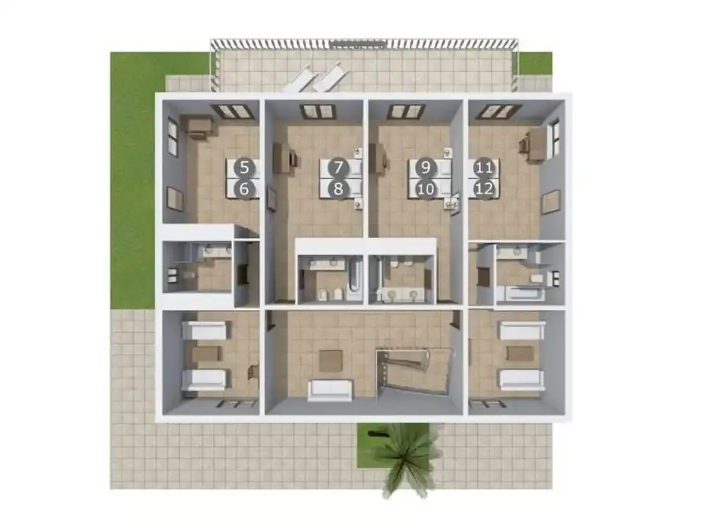 Spacious Villa in the Heart of the Island