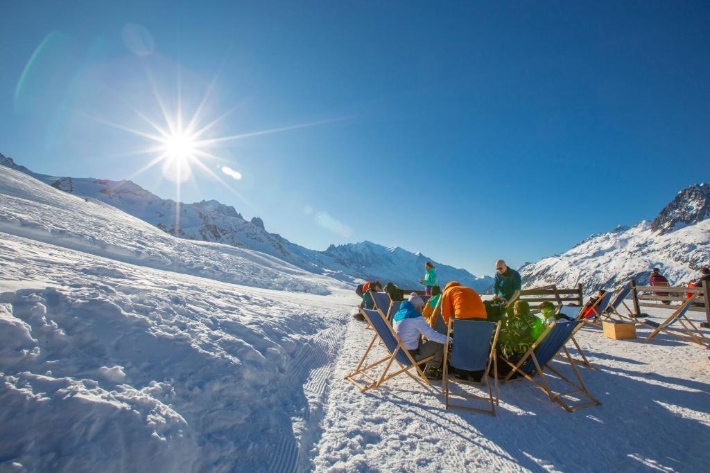 Студия с видом на горы в Chamonix Sud - Bâtiment G 45 - Happy Rentals