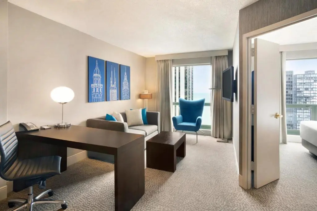 Hilton Chicago/Magnificent Mile Suites - Chambres