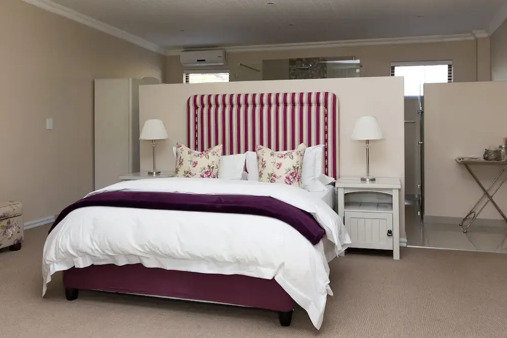 豪華花園景雙人房，配有雙人床